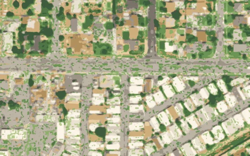 Illustrated aerial view of Caravan Mobile Home Park