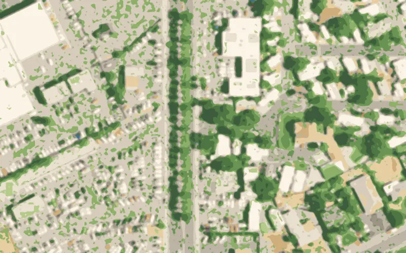 Illustrated aerial view of Camellia Gardens MH Park