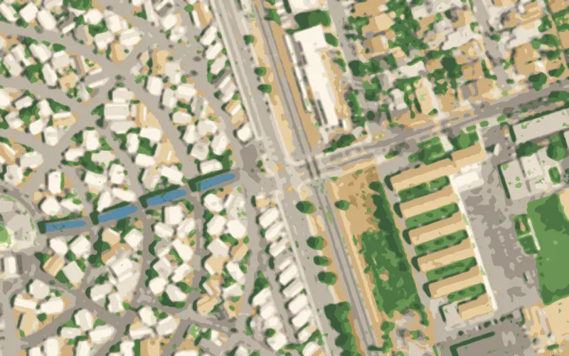 Illustrated aerial view of Brentwood MHP