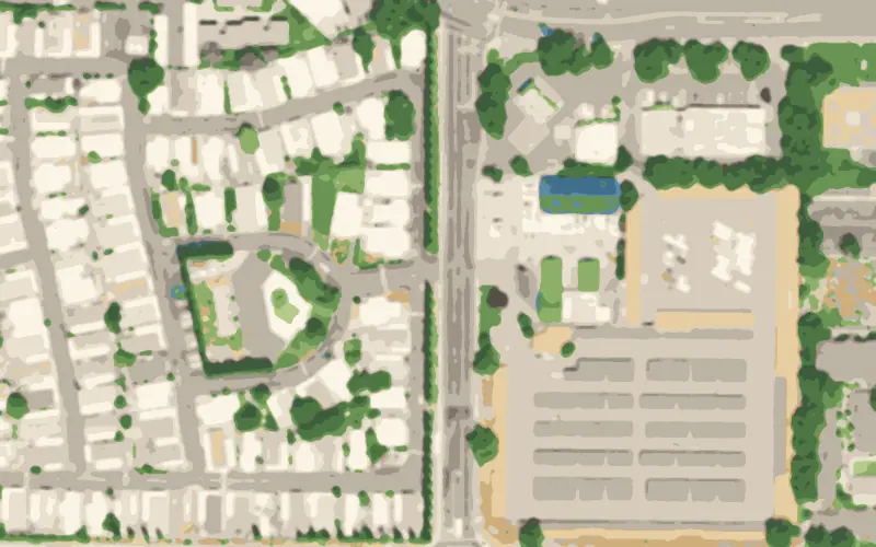 Illustrated aerial view of El Matador MHP